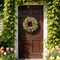 22-Inch Spring Tulip & Lavender Wreath for Front Door – Artificial Floral Spring & Summer Wreath for Indoor/Outdoor Doors, Walls, Windows, and Seasonal Home Décor